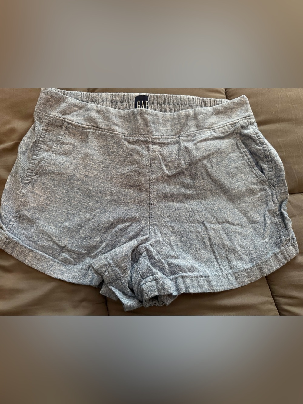 GAP Women's Heather Gray Athletic Lounge Shorts